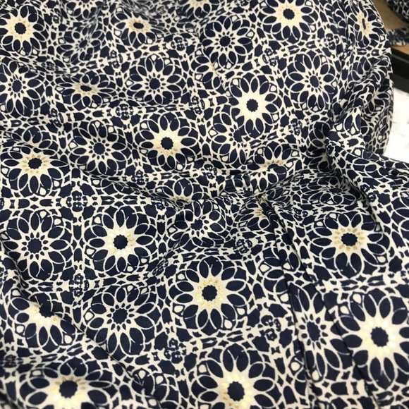 $160 Women's Sz 6 Bond Eye Multi Cup Navy Beige Gold One Piece Swimsuit - Picture 3 of 5